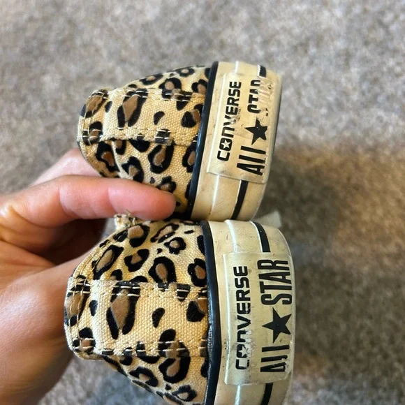 Cheetah print textured converse - Picture 4 of 11